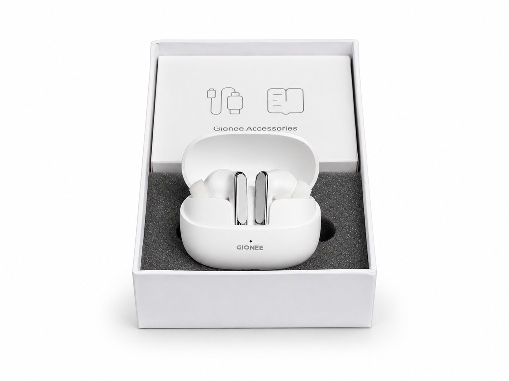 Gionee True Wireless Bluetooth 5.4 Earbuds with Charging Case