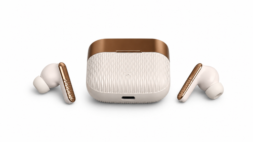 DENVOR AirVox Lite earbuds close-up