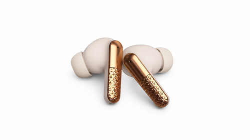 DENVOR AirVox Lite earbuds in case