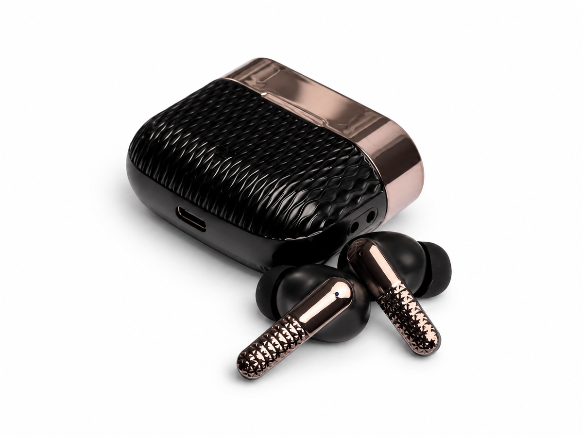 DENVOR Buds Pro 5 – Black & Gold Edition